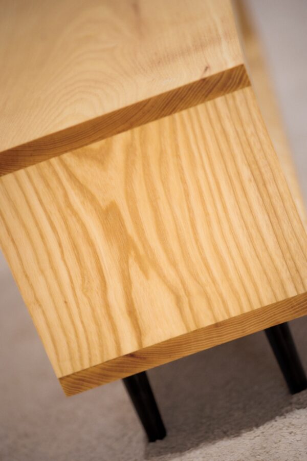 TV Stand with Epoxy Inlay