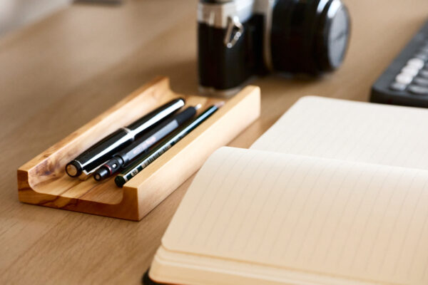 Handcrafted Wooden Pen Tray